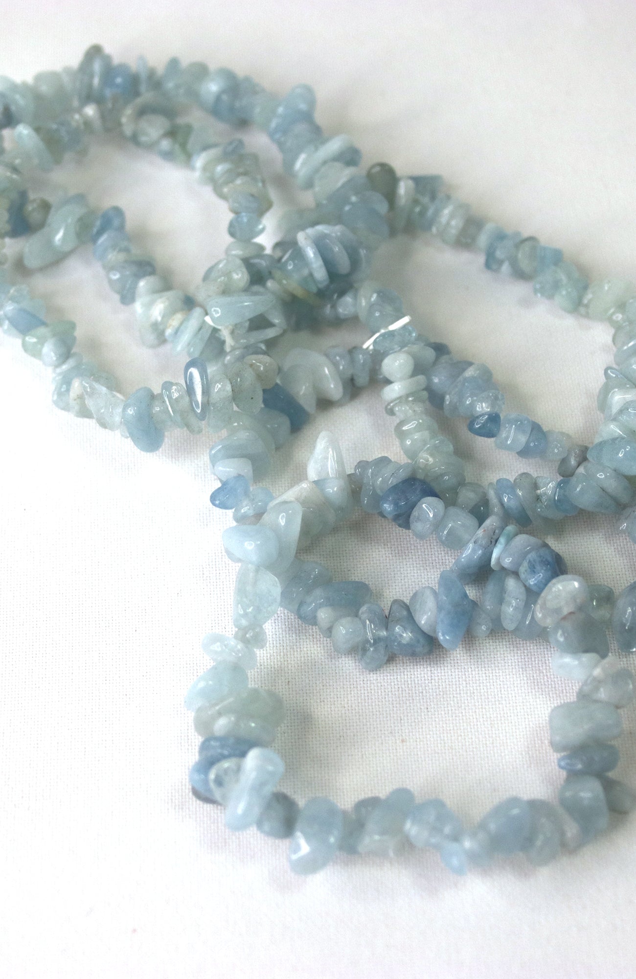 Aquamarine Chip Bracelet AA